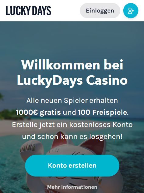 Lucky Days Casino Login